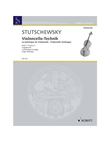 STUTSCHEWSKY J.-Technical Studies 1st for Cello