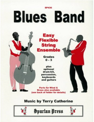 FLEXIBLE SCORING-Blues Band for String Group (Parts) (Cathrine)