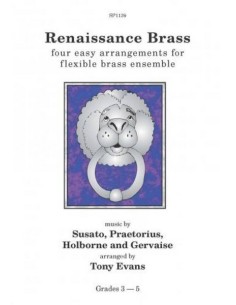FLEXIBLE SCORING-Renaissance Messing für Messinggruppe (Teile) (Evans)