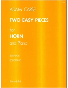 CARSE A.-Easy Pieces (2) per corno e pianoforte