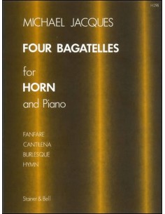 JACQUES M.-Bagatelles (4) per corno e pianoforte