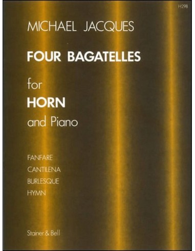 JACQUES M.-Bagatelles (4) per corno e pianoforte