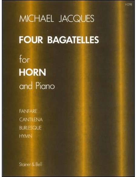 JACQUES M.-Bagatelles (4) per corno e pianoforte