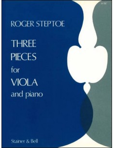 STEPTOE R.-Pieces (3) per Viola e Pianoforte
