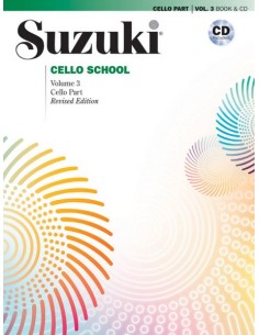 SUZUKI S.-3rd School for Cello (Revised Edition)