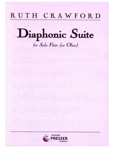 CRAWFORD Ruth-Diaphonic Suite per flauto (oboe)