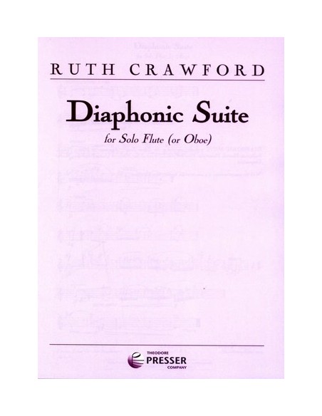 CRAWFORD Ruth-Diaphonic Suite per flauto (oboe)
