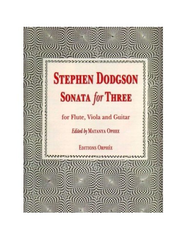 DODGSON S.-Sonata per tre per flauto, viola e chitarra