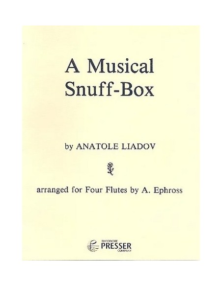 LIADOV A.-Musical Snuffbox for 4 Flutes