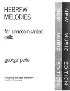 PERLE G.-Mélodies hébraïques pour violoncelle