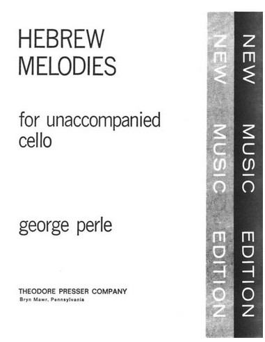 PERLE G.-Mélodies hébraïques pour violoncelle