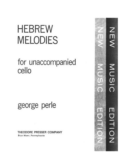 PERLE G.-Mélodies hébraïques pour violoncelle