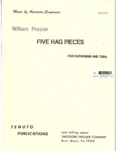PRESSER W.-Hag Pezzi (5) per Tuba