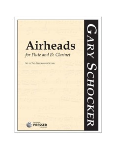 SCHOCKER G.-Airheads per flauto e clarinetto