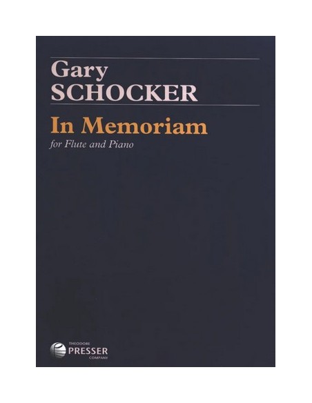 SCHOCKER G.-In Memoriam per flauto e pianoforte