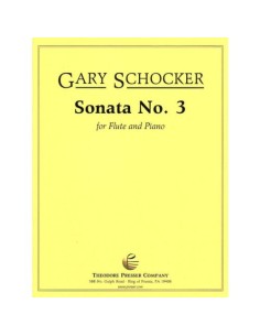 SCHOCKER G.-Sonata n. 3 per flauto e pianoforte
