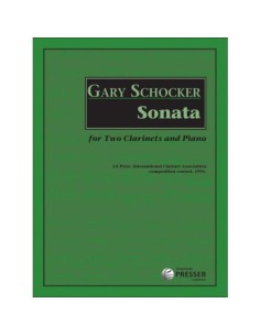 SCHOCKER G.-Sonata per 2 clarinetti e pianoforte