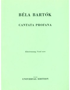 BARTOK B.-Cantata profana per voce e pianoforte