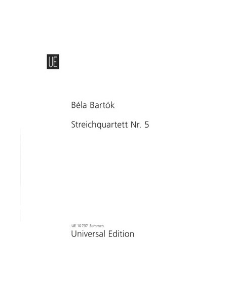 BARTOK B.-String Quartet No. 5 (Parts)