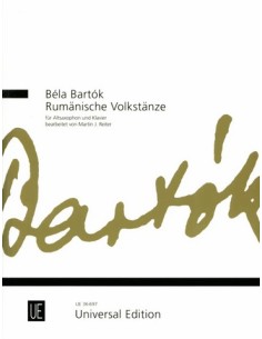 BARTOK B.-Romanian Folk Dances for Alto Saxophone and Piano (Reiter)