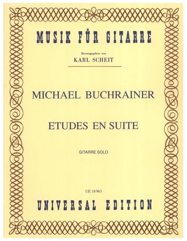 BUCHRAINER M.-Etüden in Suite für Gitarre (Scheit)