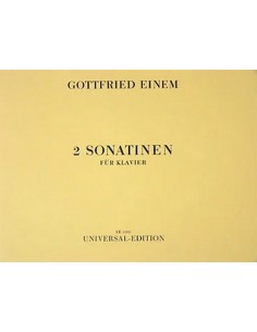 EINEM G.-Sonatines (2) Op.7 pour piano