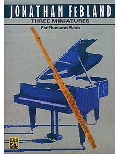 FEBLAND J.-Miniature (3) per flauto e pianoforte