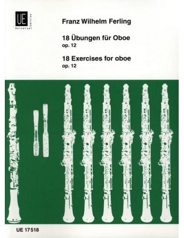 FERLING F.W.-Studi (18) Op.12 per Oboe (Joppig/McColl)