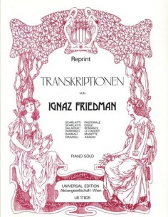 FRIEDMAN I.-Transcriptions Vol.1 para Piano