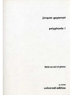 GUYONNET J.-Polyphony I for Flute and Piano