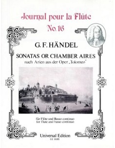 HAENDEL G.F.-Sonatas or Chamber Arias from the Opera "Ptolemy" for Flute and Piano (Braun/Petrenz)