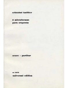 HALFFTER C.-Microforms (5) per Orchestra (PB)