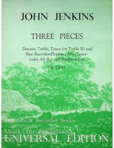 JENKINS J.-Pezzi (3) per 4 flauti dolci (Dolmetsch)
