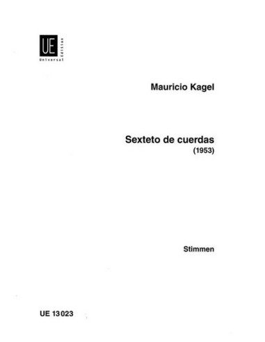 KAGEL M.-String Sextet (Parties)