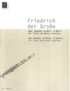 KING FREDERICK THE GREAT-Sonatas (2) for Flute and Piano (Walther)