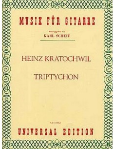 KRATOCHWIL H.-Triptychon Op.68 for Guitar (Scheit)