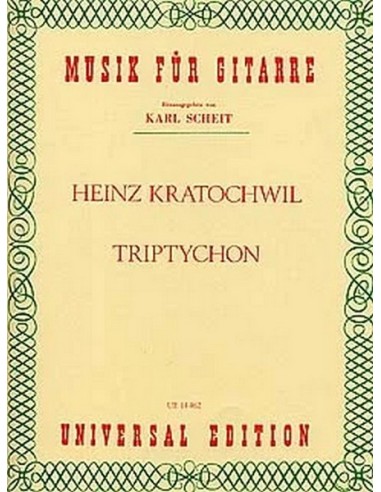 KRATOCHWIL H.-Trittico Op.68 per Chitarra (Scheit)