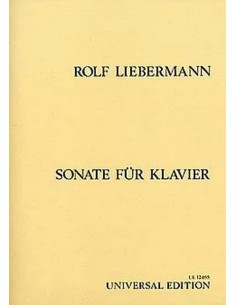 LIEBERMANN R.-Sonata para Piano
