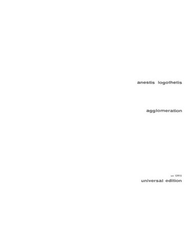 LOGOTHETIS A.-Agglomeration for Violin