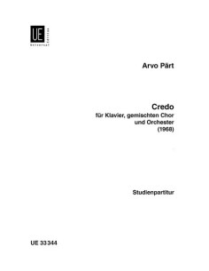 PARTE A.-Credo per Coro Misto e Orchestra (PB)