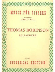 ROBINSON T.-Bellvedere für Gitarre (Scheit)