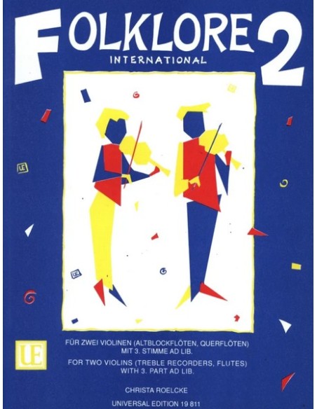 ROELCKE C.-Folklore International Vol.2 per 2 Violini