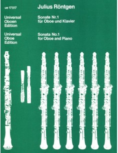 RONTGEN J.-Sonata n. 1 per oboe e pianoforte (Joppig/Vries)