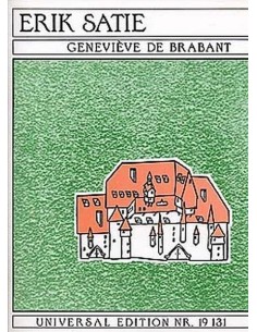 SATIE E.-Genevieve de Brabant per voce e pianoforte (Volta)