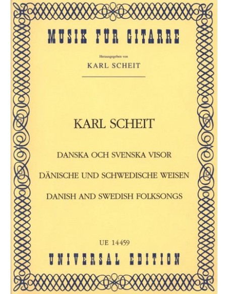 SCHEIT K.-Arie danesi e svedesi per 1 o 2 chitarre