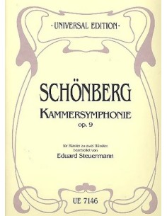 SCHOENBERG A.-Chamber Symphony No. 1 Op.9 for Piano (Steuermann)