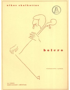 SKALKOTTAS N.-Bolero (A/K63) for Cello and Piano