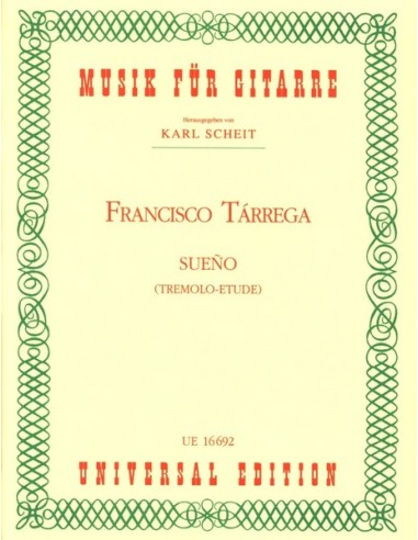 TARREGA F.-Dream (Tremolo) for Guitar (Scheit)
