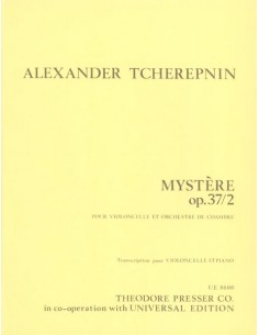 TCHEREPNIN A.-Mystere Op.37 No. 2 for Cello and Piano