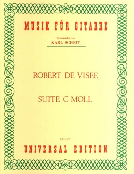 VISEE R.-Suite in Do minore per Chitarra (Scheit)